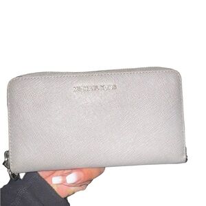 Michael Kors Light Gray Women's Wallet